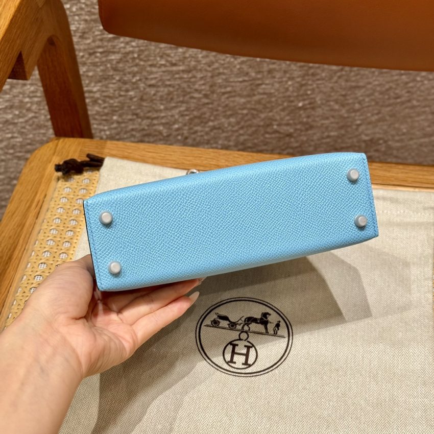 Replica Hermes Kelly Celeste Epsom 8 Replica Hermes Kelly Celeste Epsom - elite superclone designer purse