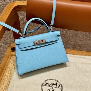 Replica Hermes Kelly Celeste Epsom 11 Replica Hermes Kelly Celeste Epsom - high-accuracy replica luxury purse