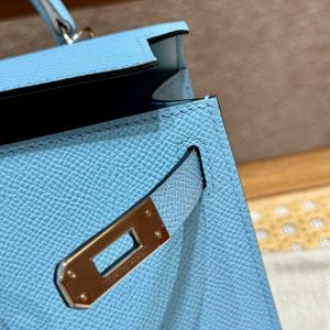 Replica Hermes Kelly Celeste Epsom 14 Replica Hermes Kelly Celeste Epsom - ultra-realistic fake designer tote