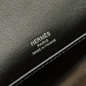 Replica Hermes Kelly Pochette Swift Black 13 Replica Hermes Kelly Pochette Swift Black - realistic designer-inspired fake bag