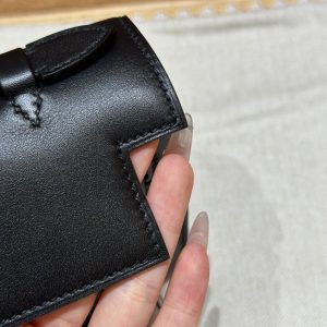 Replica Hermes Kelly Pochette Swift Black 18 Replica Hermes Kelly Pochette Swift Black - top-tier luxury replica shoulder bag