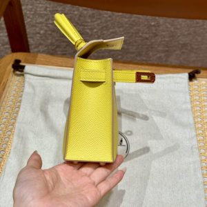 Replica Hermes Kelly Lime 10 Replica Hermes Kelly Lime - near-authentic luxury replica handbag
