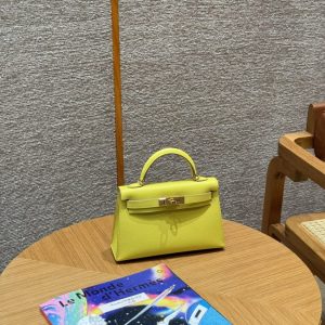Replica Hermes Kelly Lime 13 Replica Hermes Kelly Lime - premium-grade designer purse dupe