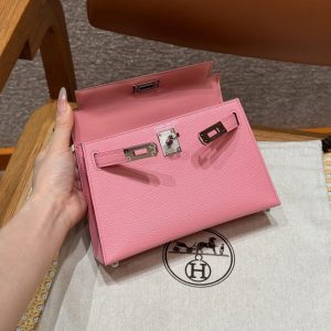 Replica Hermes Kelly Rose Confetti 5 Replica Hermes Kelly Rose Confetti - 1:1 designer replica handbag