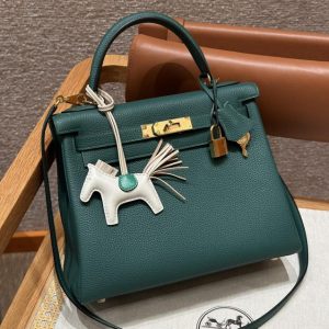 Replica Hermes Kelly Malachite Togo 1 Replica Hermes Kelly Malachite Togo - authentic-look luxury purse replica
