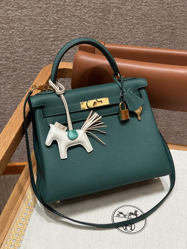 Replica Hermes Kelly Malachite Togo 1 Replica Hermes Kelly Malachite Togo - authentic-look luxury purse replica