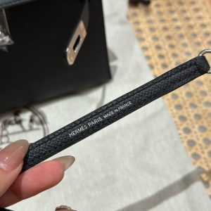 Replica Hermes Kelly Black Epsom Silver 8 Replica Hermes Kelly Black Epsom Silver - high-quality designer bag clone