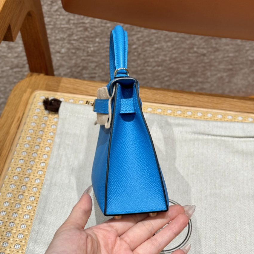 Replica Hermes Kelly Blue Fruda Epsom 3 Replica Hermes Kelly Blue Fruda Epsom - premium 1:1 fake handbag model