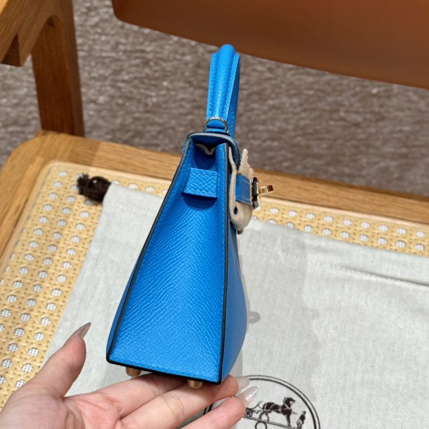 Replica Hermes Kelly Blue Fruda Epsom 6 Replica Hermes Kelly Blue Fruda Epsom - 1:1 designer replica handbag