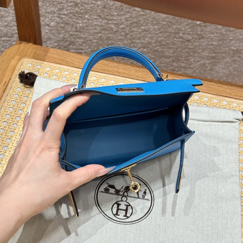Replica Hermes Kelly Blue Fruda Epsom 2 Replica Hermes Kelly Blue Fruda Epsom - realistic designer-inspired fake bag