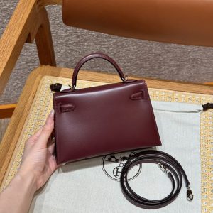 Replica Hermes Kelly Rouge Box Silver 8 Replica Hermes Kelly Rouge Box Silver - high-quality designer bag clone