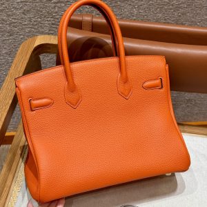 Replica Hermes Birkin Orange Togo Gold 3 Replica Hermes Birkin Orange Togo Gold - high-accuracy replica luxury purse