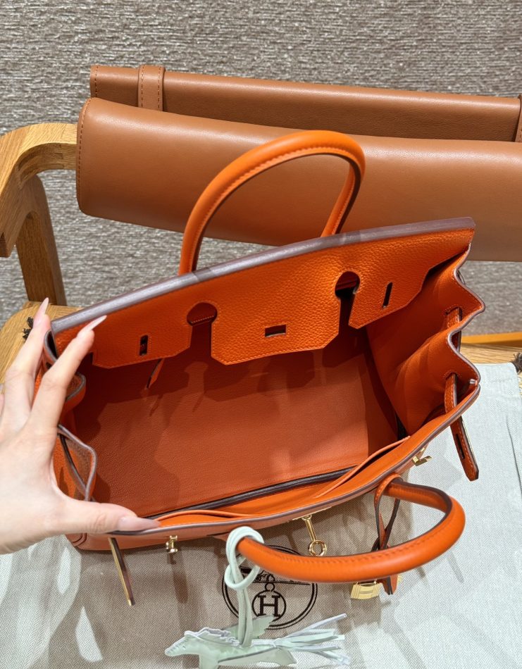 Replica Hermes Birkin Orange Togo Gold 9 Replica Hermes Birkin Orange Togo Gold - near-authentic luxury replica handbag