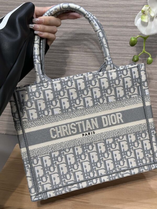 Replica Dior Tote Book CD Grey 3 Replica Dior Tote Book CD Grey - authentic-look luxury purse replica