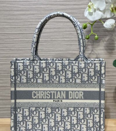 Replica Dior Tote Book CD Grey - high-accuracy replica luxury purse