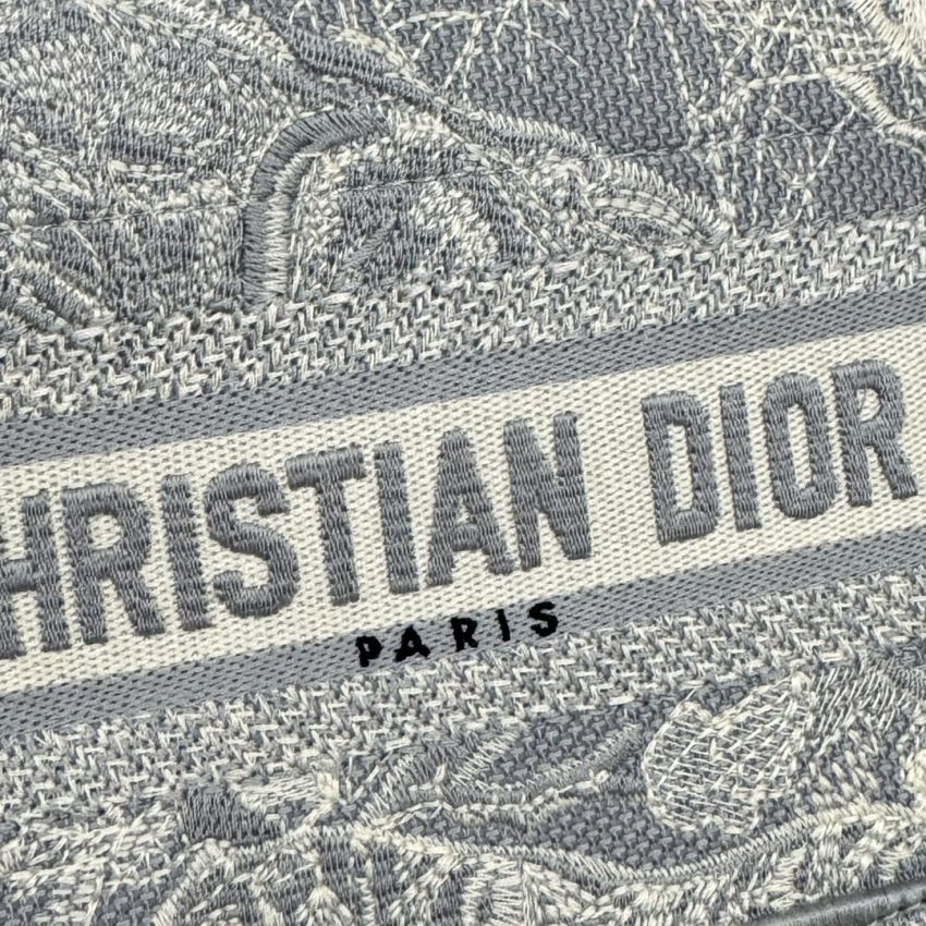 Replica Dior Tote Book Mini Grey Tiger - top-rated replica designer bag
