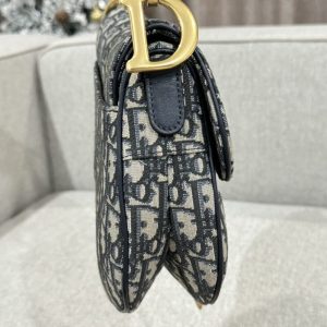 Replica Dior Saddle Bag Small CD Canvas 3 Replica Dior Saddle Bag Small CD Canvas - premium 1:1 fake handbag model