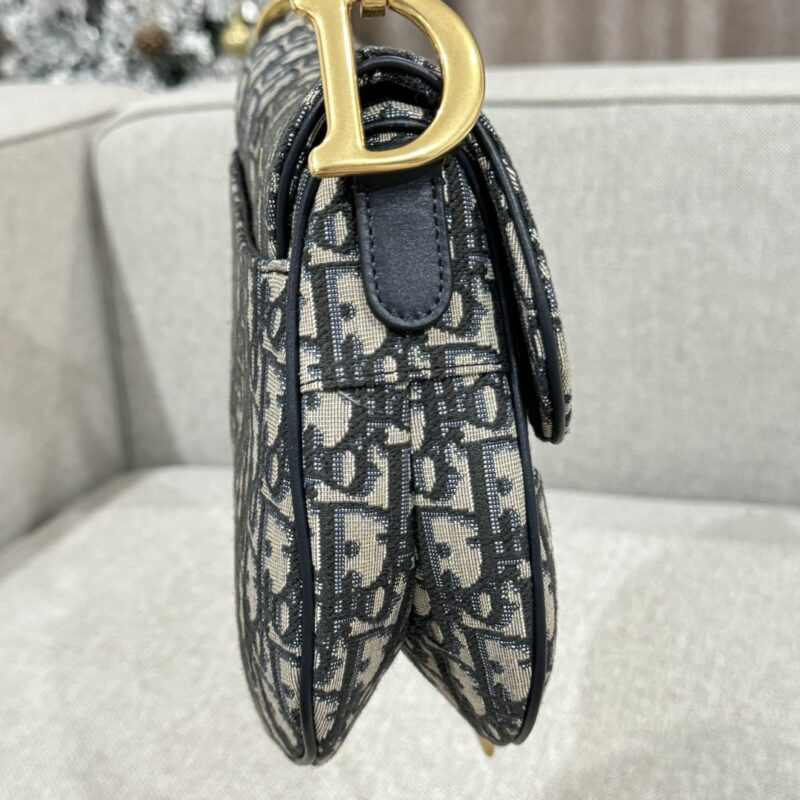Replica Dior Saddle Bag Small CD Canvas 3 Replica Dior Saddle Bag Small CD Canvas - premium 1:1 fake handbag model