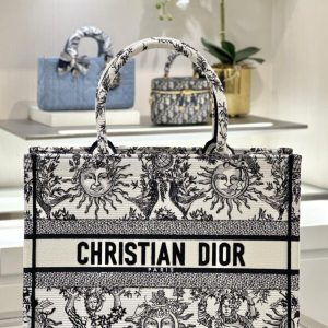 Replica Dior Tote Book Black&White Sun 1 Replica Dior Tote Book Black&White Sun - ultra-realistic fake designer tote