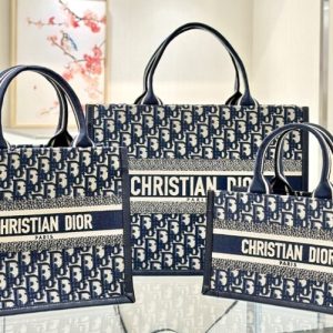 Replica Dior Tote Book CD Canvas&Leather - 1:1 designer replica handbag