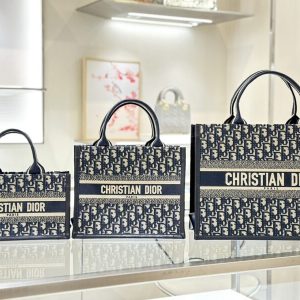 Replica Dior Tote Book CD Canvas&Leather - best quality luxury bag dupe