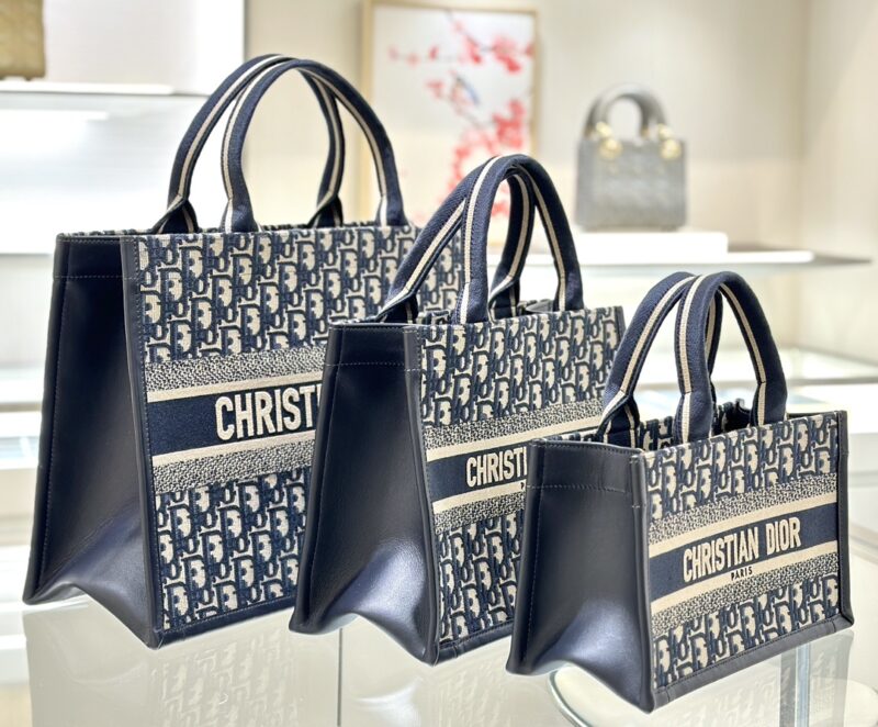 Replica Dior Tote Book CD Canvas&Leather - premium 1:1 fake handbag model