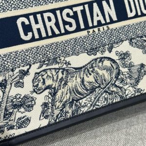 Replica Dior Tote Book White Tiger Leather 2 Replica Dior Tote Book White Tiger Leather - ultra-realistic fake designer tote