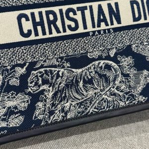 Replica Dior Tote Book Blue Tiger Leather 5 Replica Dior Tote Book Blue Tiger Leather - top-tier luxury replica shoulder bag