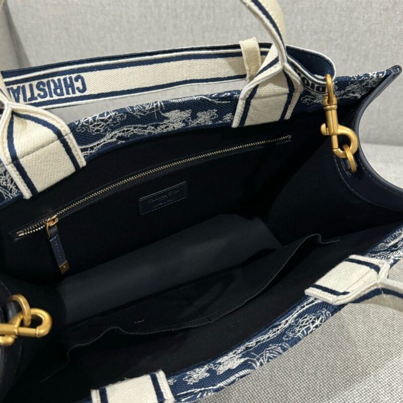 Replica Dior Tote Book Blue Tiger Leather 6 Replica Dior Tote Book Blue Tiger Leather - near-authentic luxury replica handbag