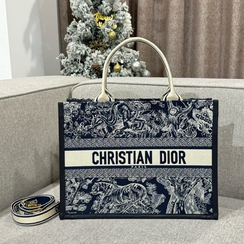 Replica Dior Tote Book Blue Tiger Leather 1 Replica Dior Tote Book Blue Tiger Leather - ultra-realistic fake designer tote