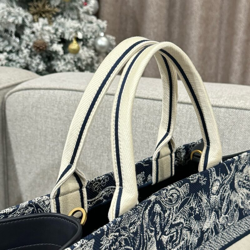 Replica Dior Tote Book Blue Tiger Leather 7 Replica Dior Tote Book Blue Tiger Leather - premium-grade designer purse dupe