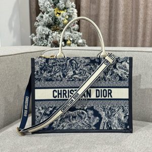 Replica Dior Tote Book Blue Tiger Leather 3 Replica Dior Tote Book Blue Tiger Leather - high-accuracy replica luxury purse
