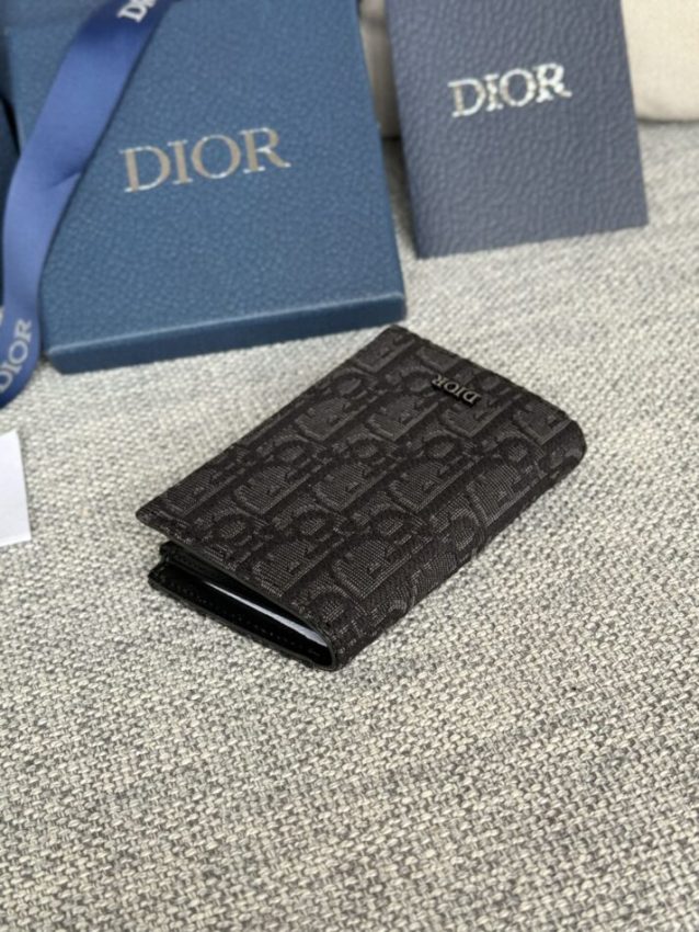 Replica Dior Zipper Card Holder Black 4 Replica Dior Zipper Card Holder Black - authentic-look luxury purse replica