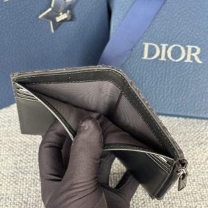 Replica Dior Zipper Card Holder Black 5 Replica Dior Zipper Card Holder Black - top-tier luxury replica shoulder bag