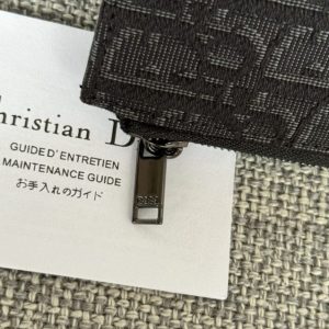 Replica Dior Zipper Card Holder Black 7 Replica Dior Zipper Card Holder Black - premium-grade designer purse dupe