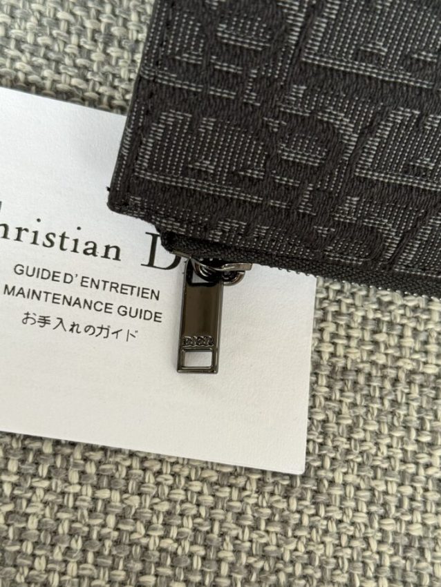 Replica Dior Zipper Card Holder Black 7 Replica Dior Zipper Card Holder Black - premium-grade designer purse dupe