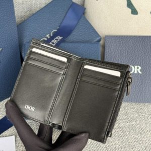 Replica Dior Zipper Card Holder Black 8 Replica Dior Zipper Card Holder Black - high-end fake designer purse