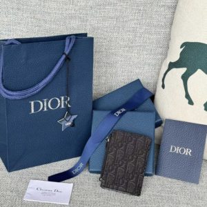 Replica Dior Zipper Card Holder Black 9 Replica Dior Zipper Card Holder Black - high-end fake designer purse