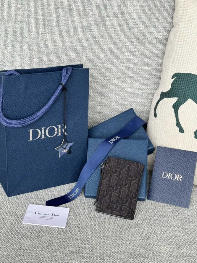 Replica Dior Zipper Card Holder Black 9 Replica Dior Zipper Card Holder Black - high-end fake designer purse