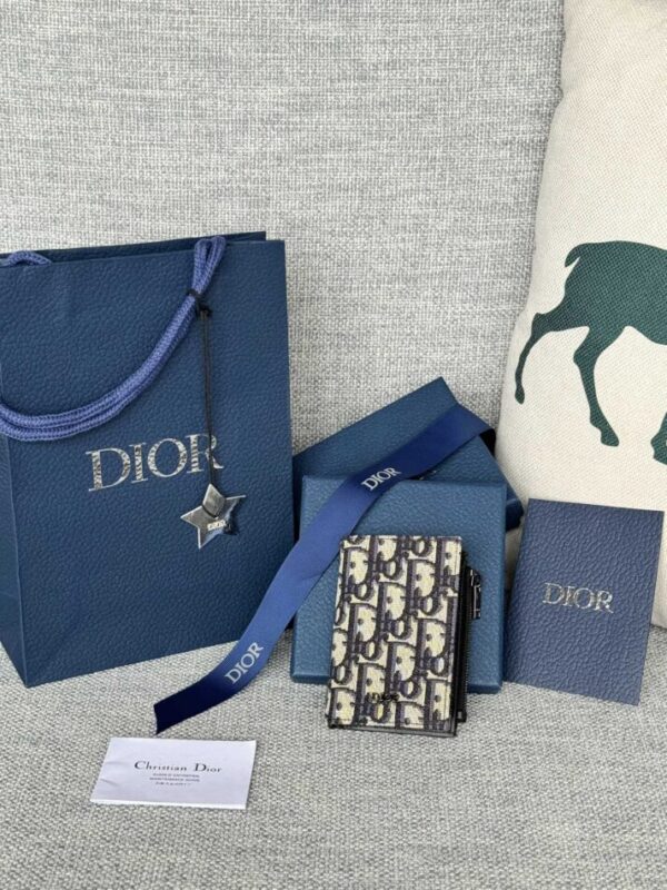 Replica Dior Zipper Card Holder White 1 Replica Dior Zipper Card Holder White - premium-grade designer purse dupe