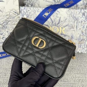 Replica Dior Caro Myrte Zipped 4 Replica Dior Caro Myrte Zipped - top-tier luxury replica shoulder bag