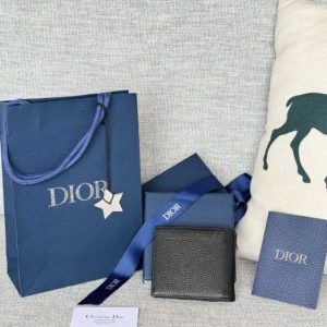 Replica Dior Jacquard Wallet Oblique Black 3 Replica Dior Jacquard Wallet Oblique Black - elite superclone designer purse