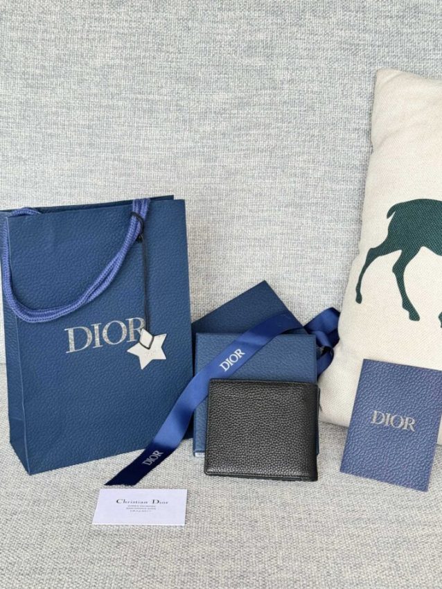Replica Dior Jacquard Wallet Oblique Black 3 Replica Dior Jacquard Wallet Oblique Black - elite superclone designer purse