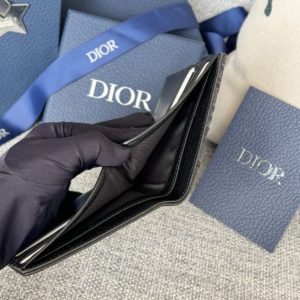 Replica Dior Jacquard Wallet Oblique Black 4 Replica Dior Jacquard Wallet Oblique Black - top-tier luxury replica shoulder bag