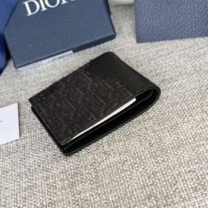 Replica Dior Jacquard Wallet Oblique Black 7 Replica Dior Jacquard Wallet Oblique Black - ultra-realistic fake designer tote