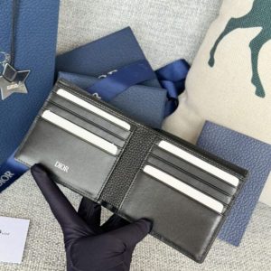 Replica Dior Jacquard Wallet Oblique Black 10 Replica Dior Jacquard Wallet Oblique Black - best quality luxury bag dupe