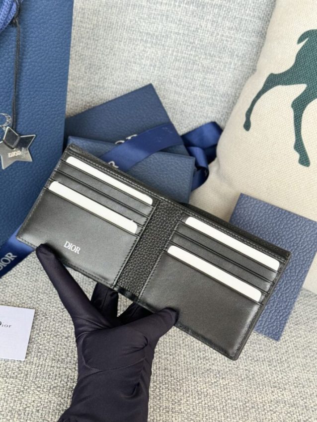 Replica Dior Jacquard Wallet Oblique Black 10 Replica Dior Jacquard Wallet Oblique Black - best quality luxury bag dupe