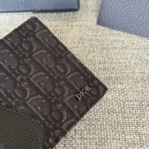Replica Dior Jacquard Wallet Oblique Black 11 Replica Dior Jacquard Wallet Oblique Black - realistic designer-inspired fake bag