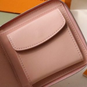 Replica Louis Vuitton Zipper Coin Purse Pink 4 Replica Louis Vuitton Zipper Coin Purse Pink - best quality luxury bag dupe
