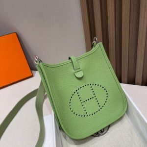 Replica Hermes Evelyne II TPM Light Green 1 Replica Hermes Evelyne II TPM Light Green - elite superclone designer purse
